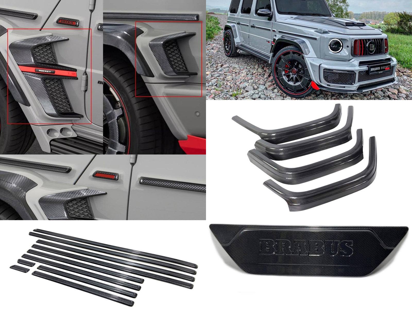 FULL BODY KIT Brabus Rocket G900 for Mercedes-Benz W463A W464 G Wagon 2019+